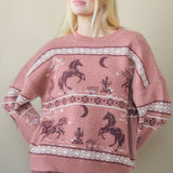 Wild Horses Oversized Sweatshirt