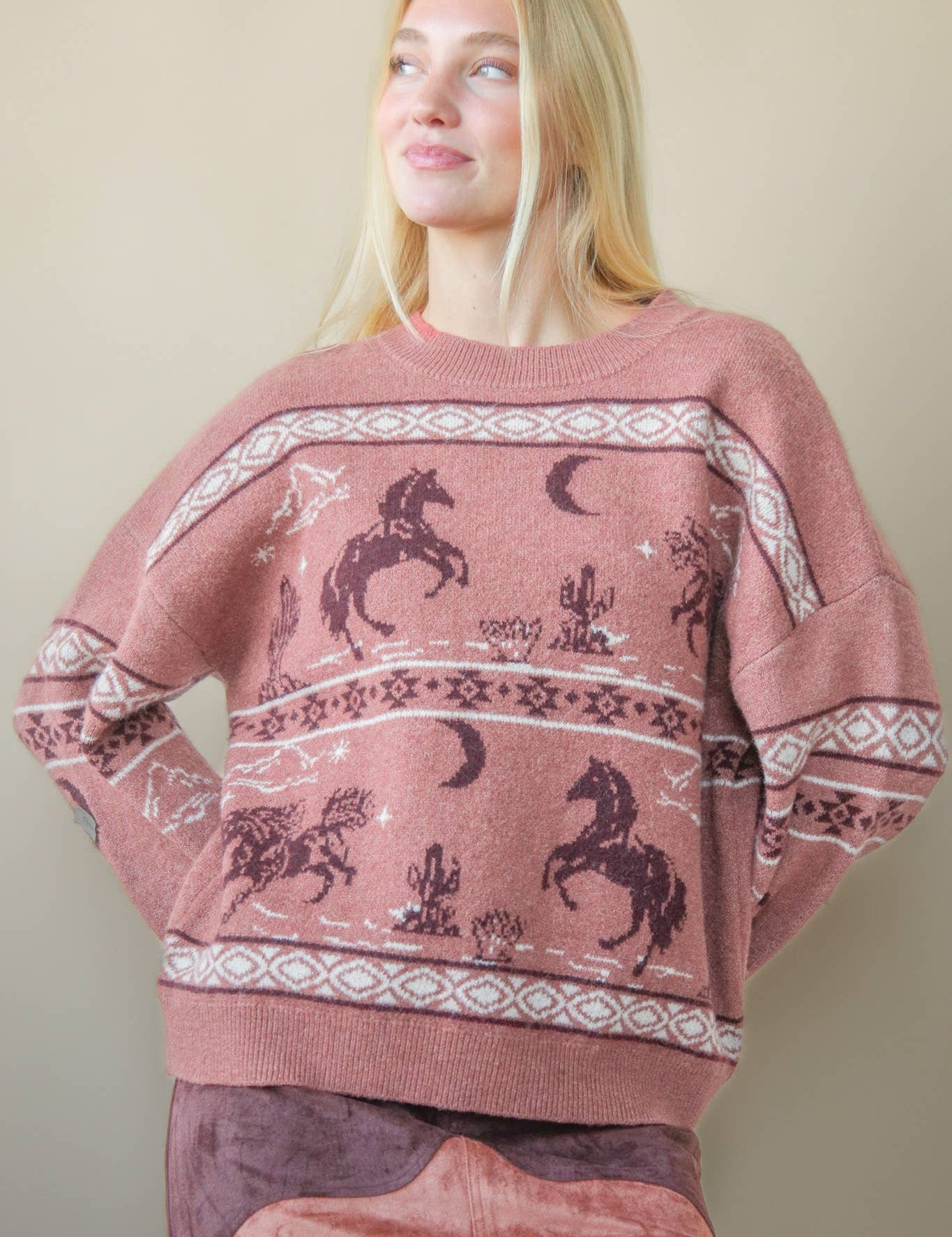 Wild Horses Oversized Sweatshirt