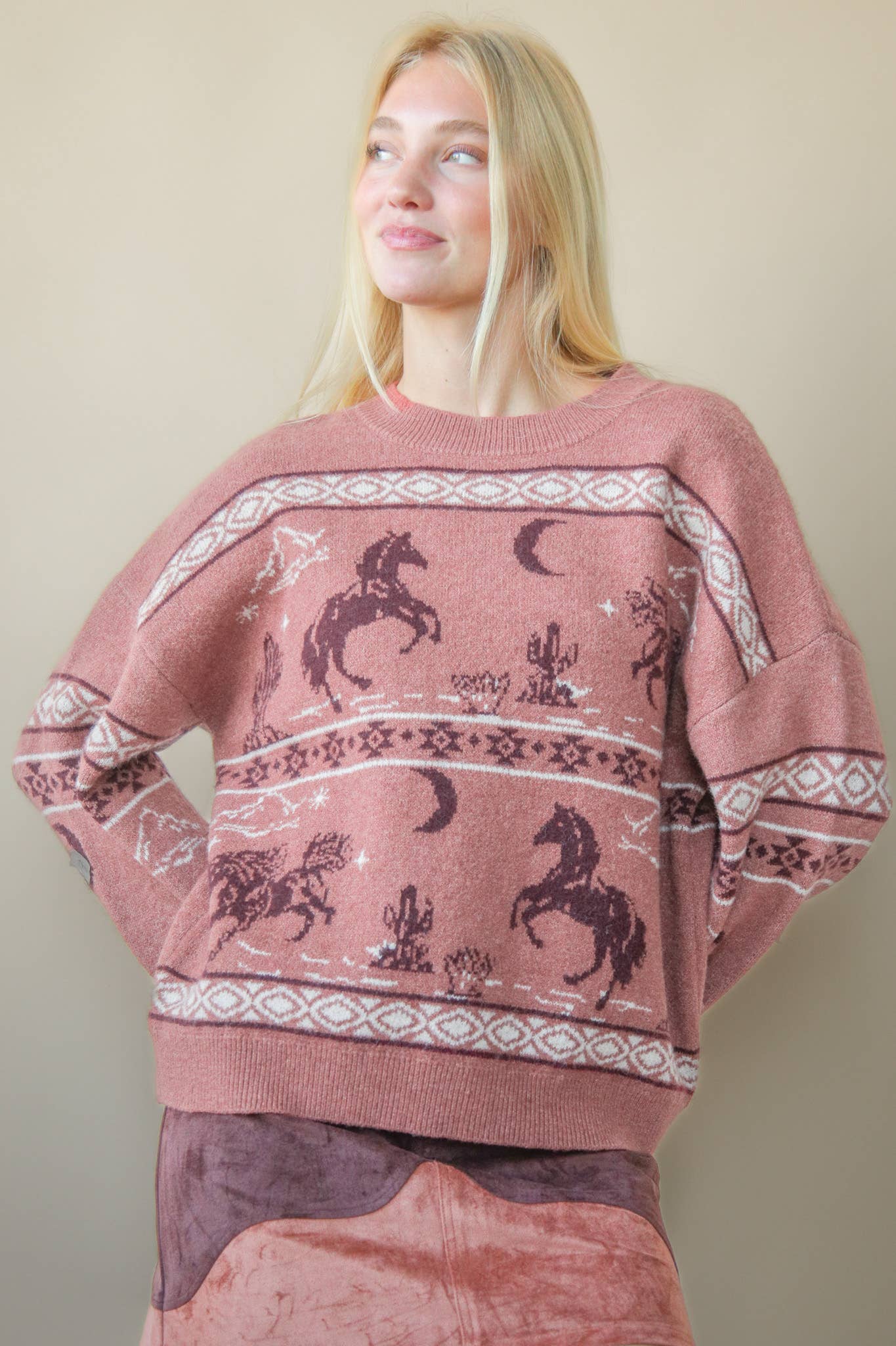 Wild Horses Oversized Sweatshirt
