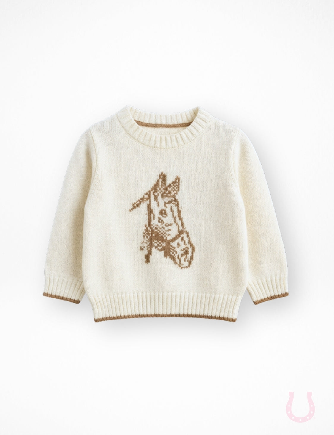 Tiny Trotter Knit Horse Sweater