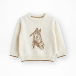 Tiny Trotter Knit Horse Sweater