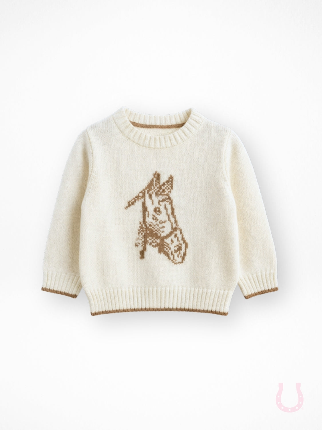 Tiny Trotter Knit Horse Sweater