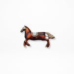 Bridle Up Horse Brooch