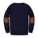 horse intarsia sweater (navy)