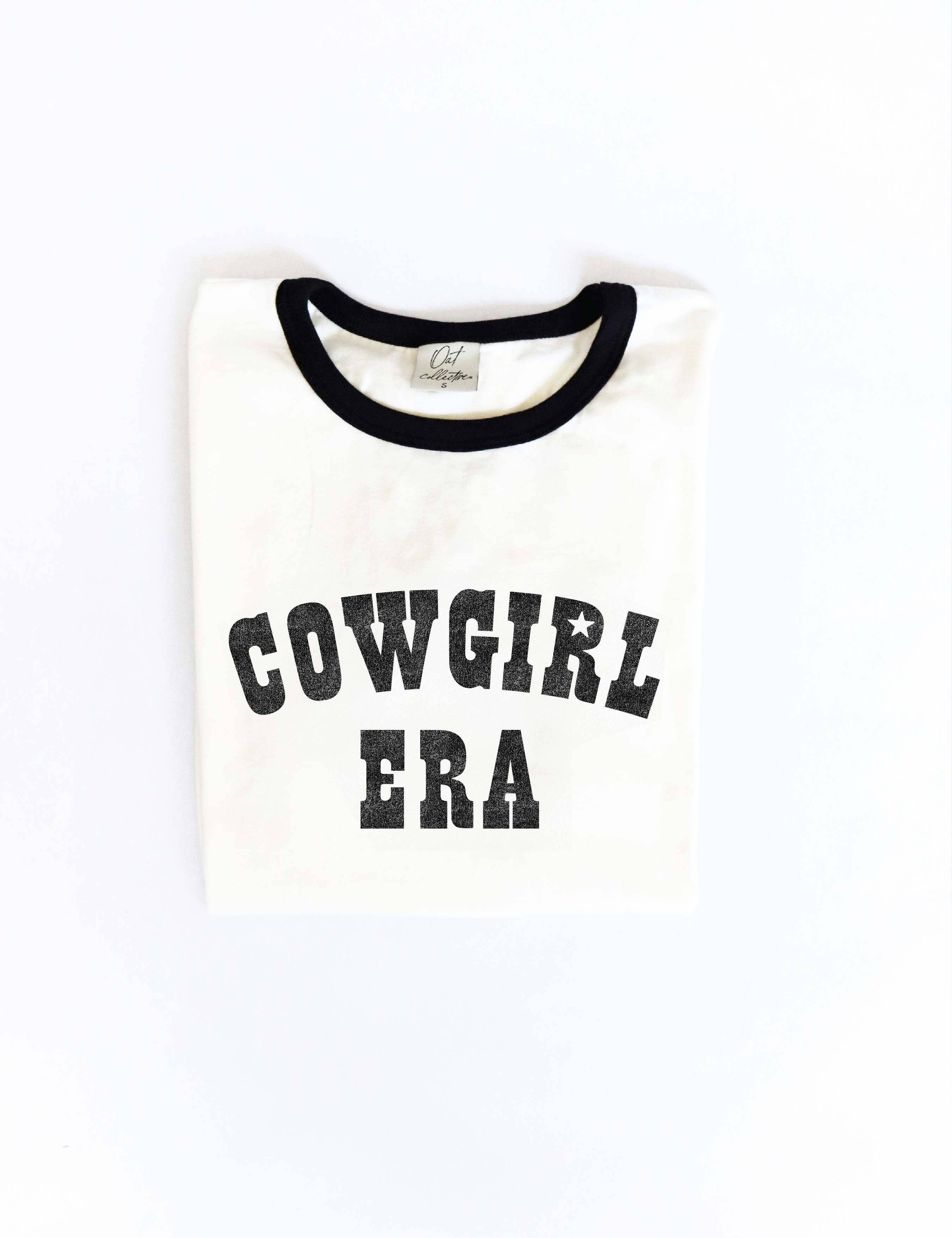 cowgirl era ringer t-shirt