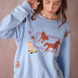 Western Icons Embroidered Sweatshirt