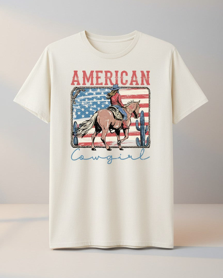 Vintage American Cowgirl T-Shirt