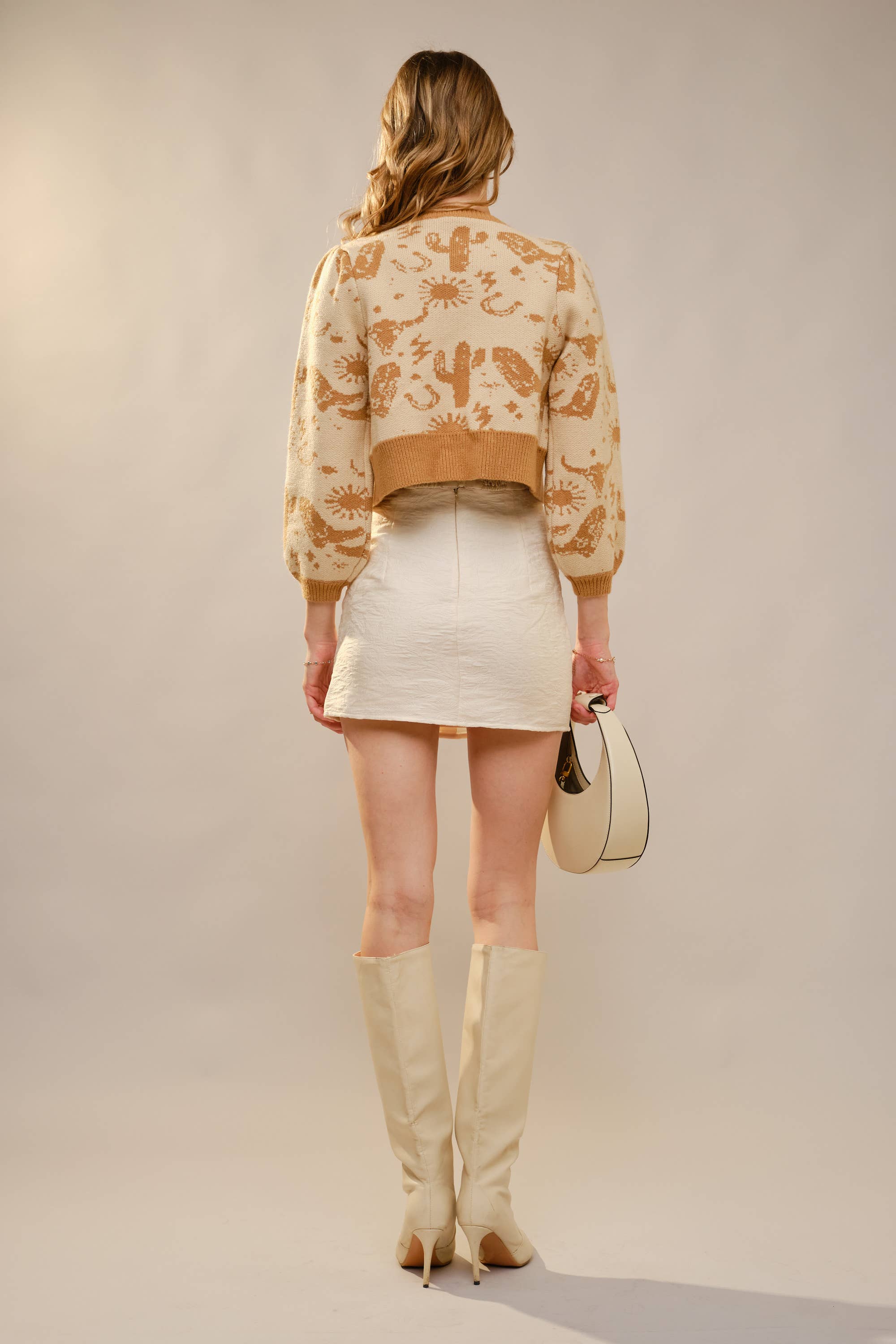 Horseshoe Tie Front Cardigan