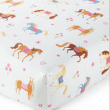 Pony Parade Fitted Crib Sheet