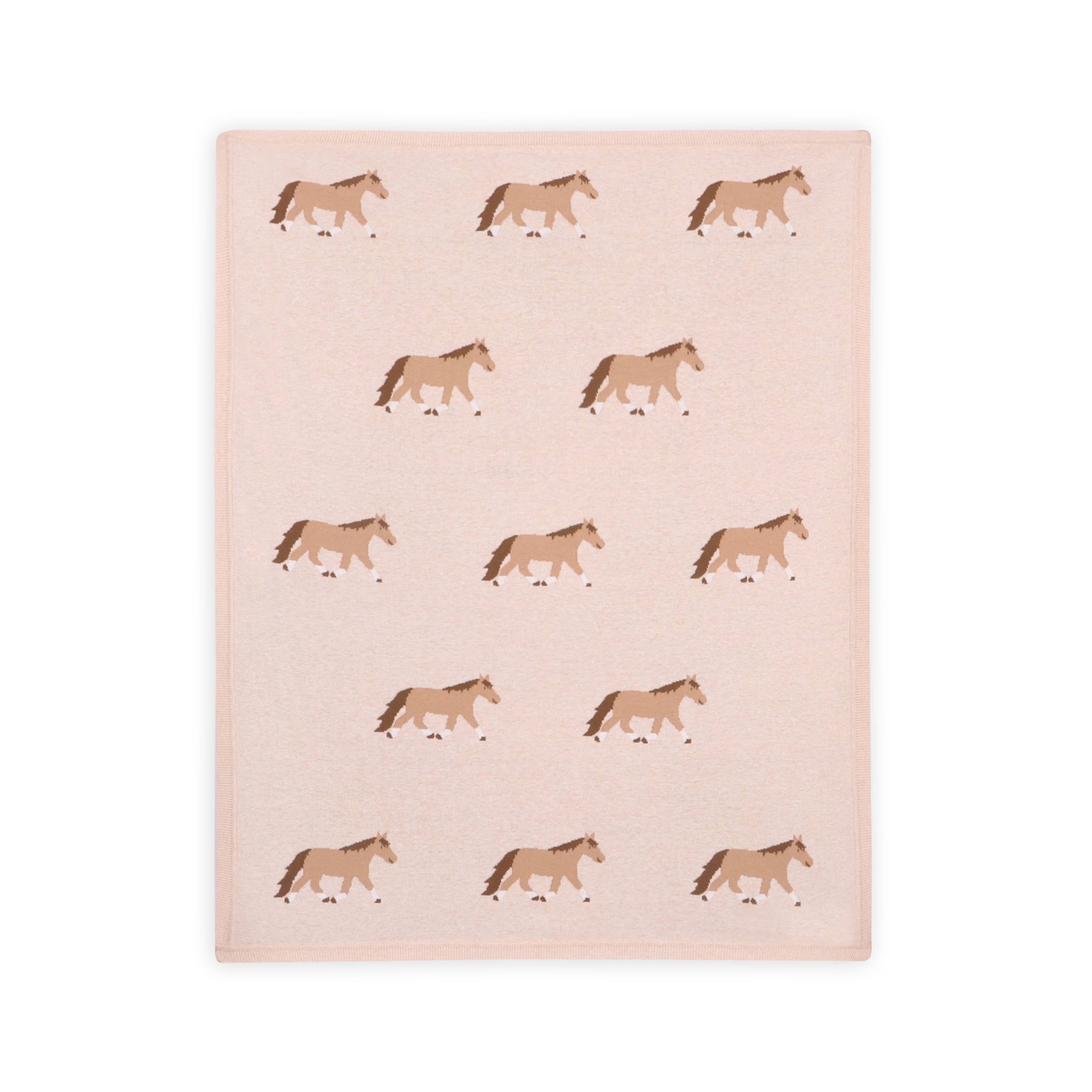 Pony Snuggles Organic Baby Blanket