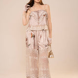 Equestrian Belle Époque Lace Balloon Pants