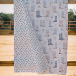 daisy boots pastel quilt