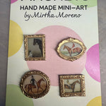 Vintage Equine Magnets (Set of 4)