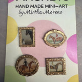 Vintage Equine Magnets (Set of 4)