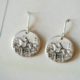 jumping horse earrings