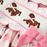 Pony Kisses Smocked Dress