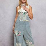 Prairie Rose Patchwork Overalls