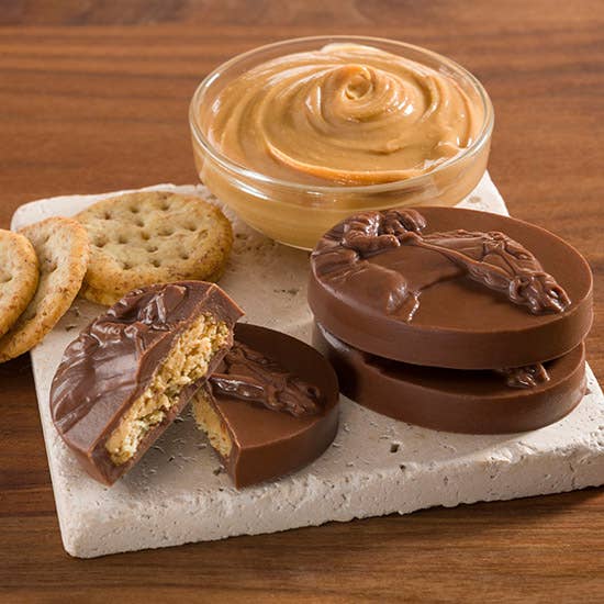Chocolate Peanut Butter Sea Biscuits (8 pc)