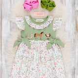 Ranch Friends Floral Ruffle Dress 6Y