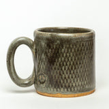 handmade horse mug (dark green)