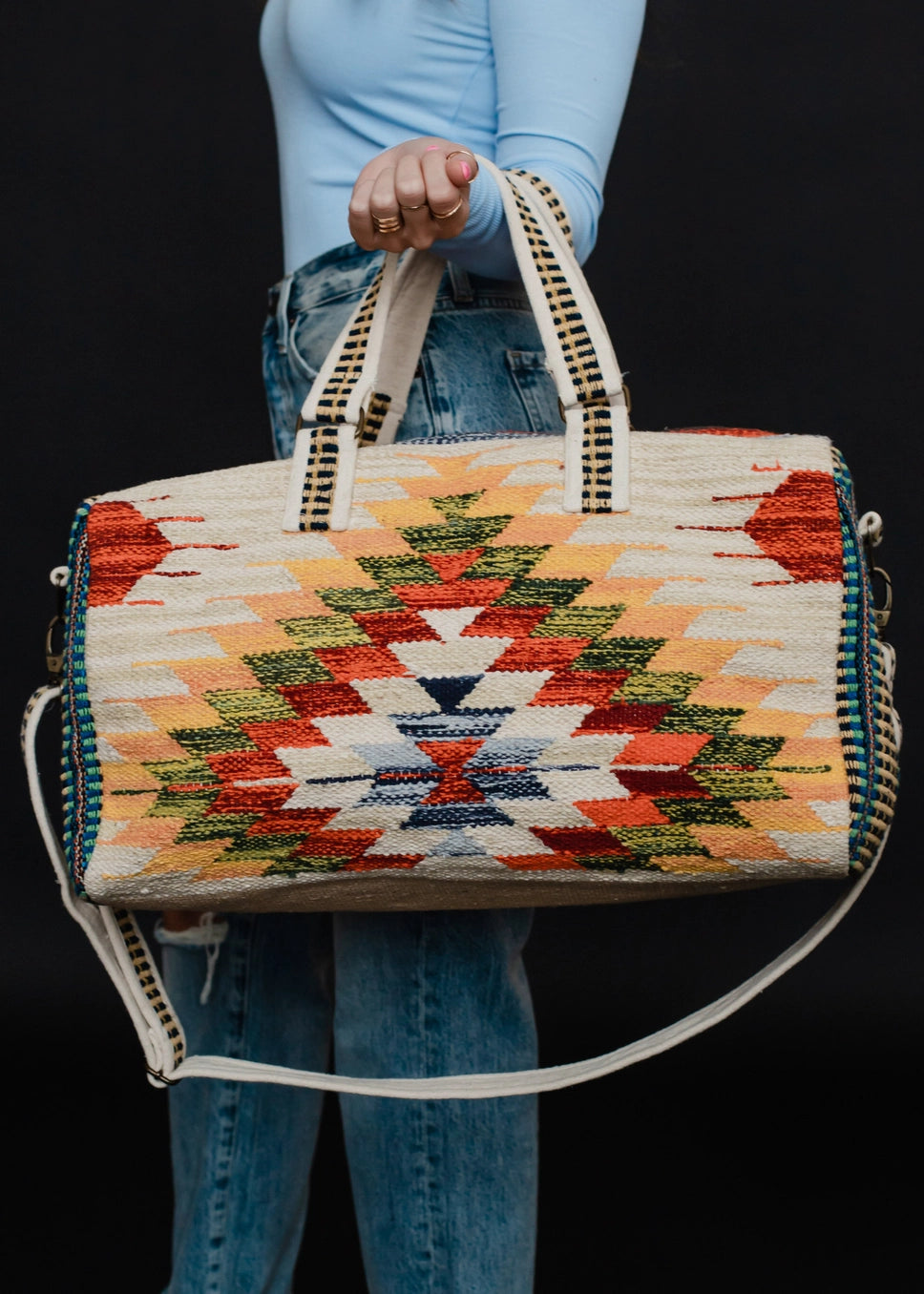 aztec duffle bag