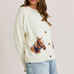 horse & co. cardigan