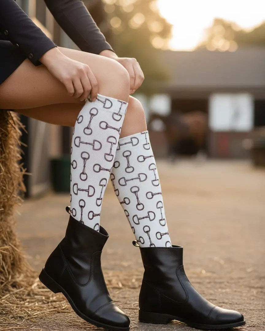 Snaffle Bit Riding Socks Faire - AWST