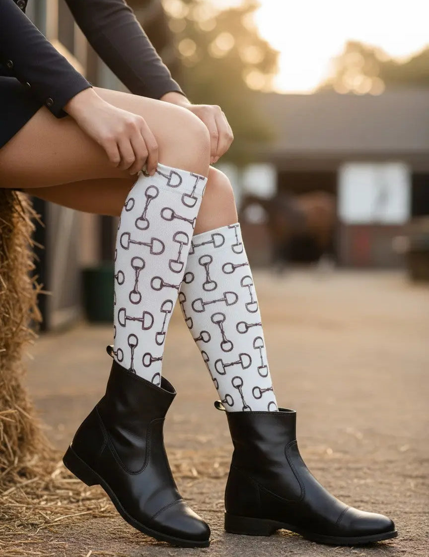 Snaffle Bit Riding Socks Faire - AWST