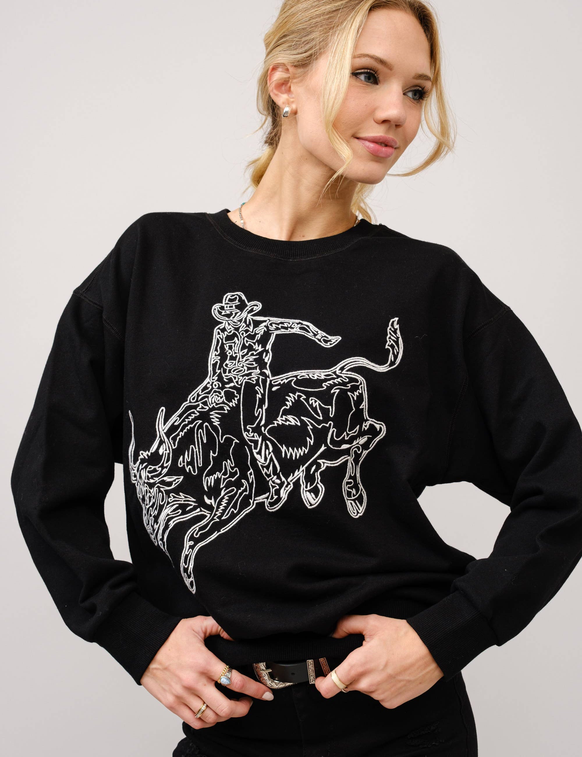 Buckin' Bronco Sweatshirt M