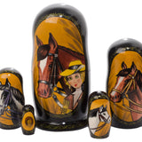 english horse nesting doll