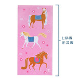 elegant horse beach towel