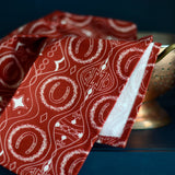 christmas horseshoe tea towel