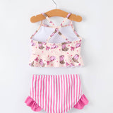 Boots & Bows Two-Piece Swimsuit