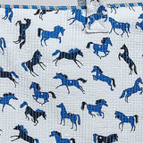 Bridle Up Blue - Horse Tote Bag
