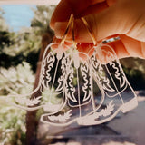 cowboy boot keychain