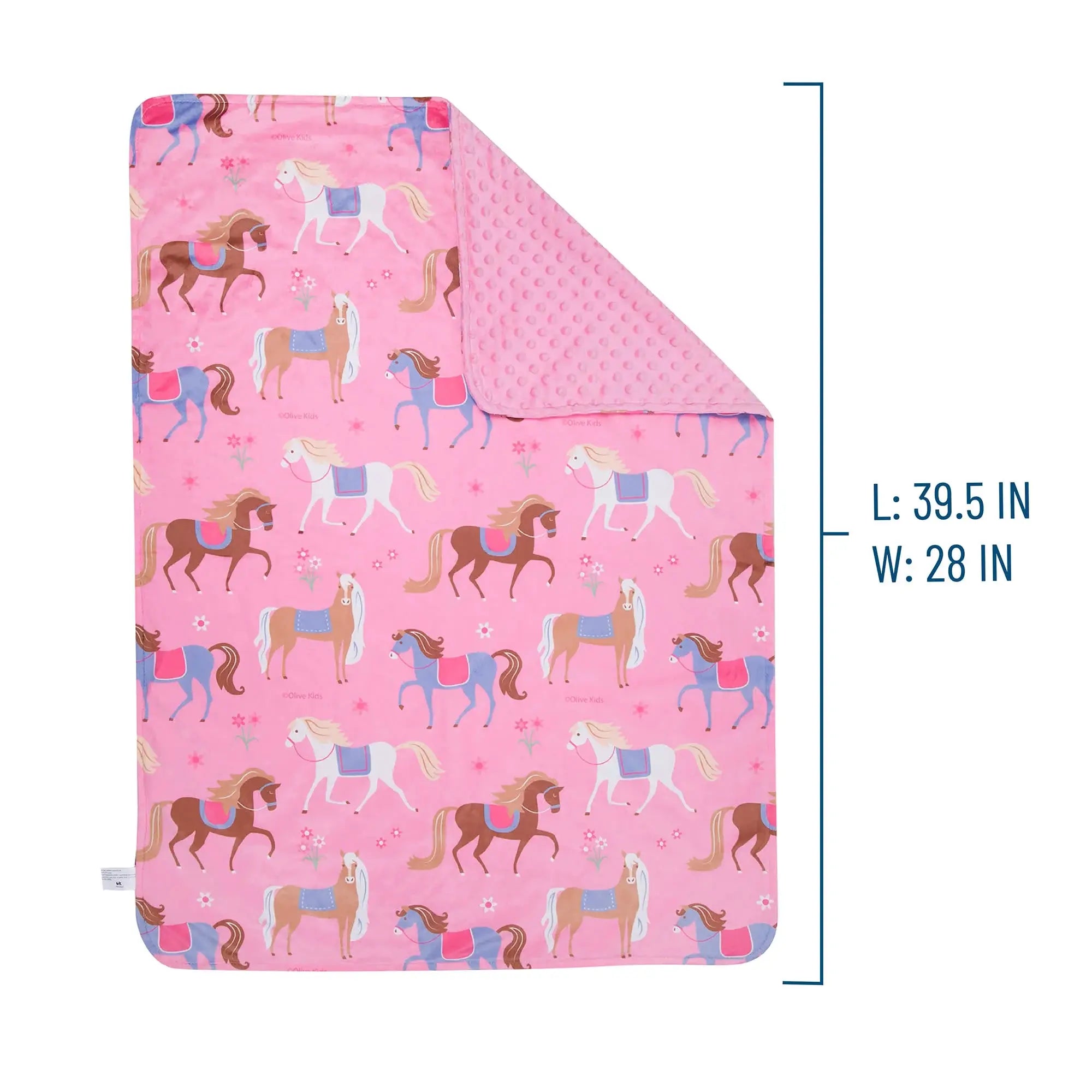 Pony Kisses Baby Blanket