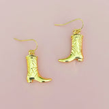 cowgirl bootie earrings