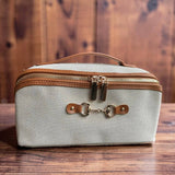 Equestrian Canvas Toiletry Bag