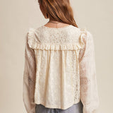 Sunday Ride Country Lace Blouse
