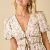 Vintage Horse Toile Dress
