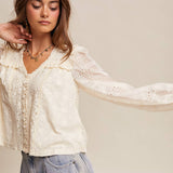 Sunday Ride Country Lace Blouse