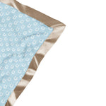 Reversible Howdy Blue Baby Blanket