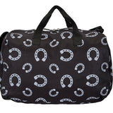 lucky horseshoe duffle bag