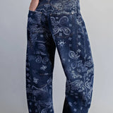 Cowgirl Spirit Bandana Barrel Jeans