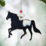 black horse ornament