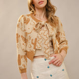 Horseshoe Tie Front Cardigan