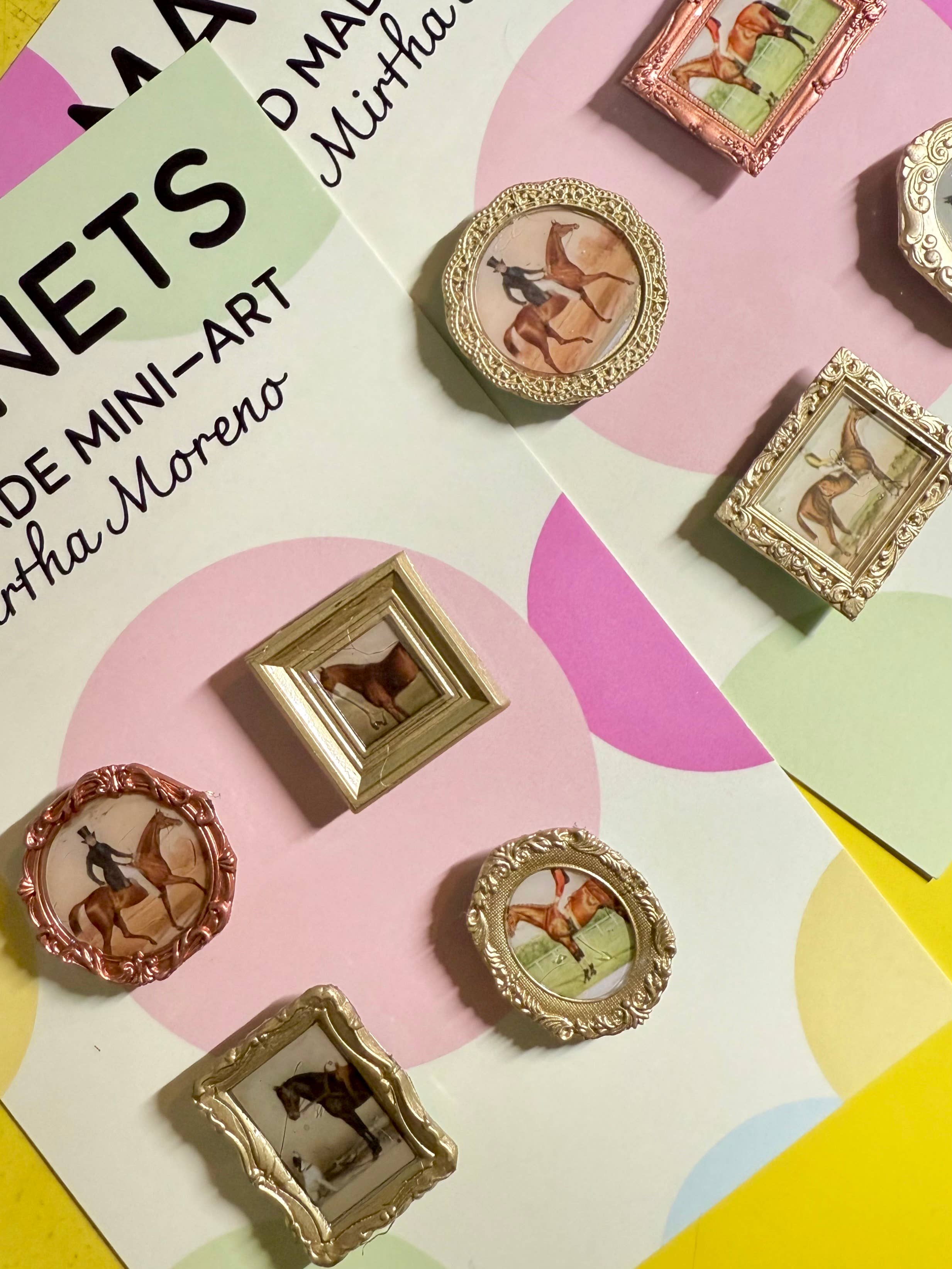 Vintage Equine Magnets (Set of 4)