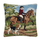 The Hunt Wool Hook Pillow