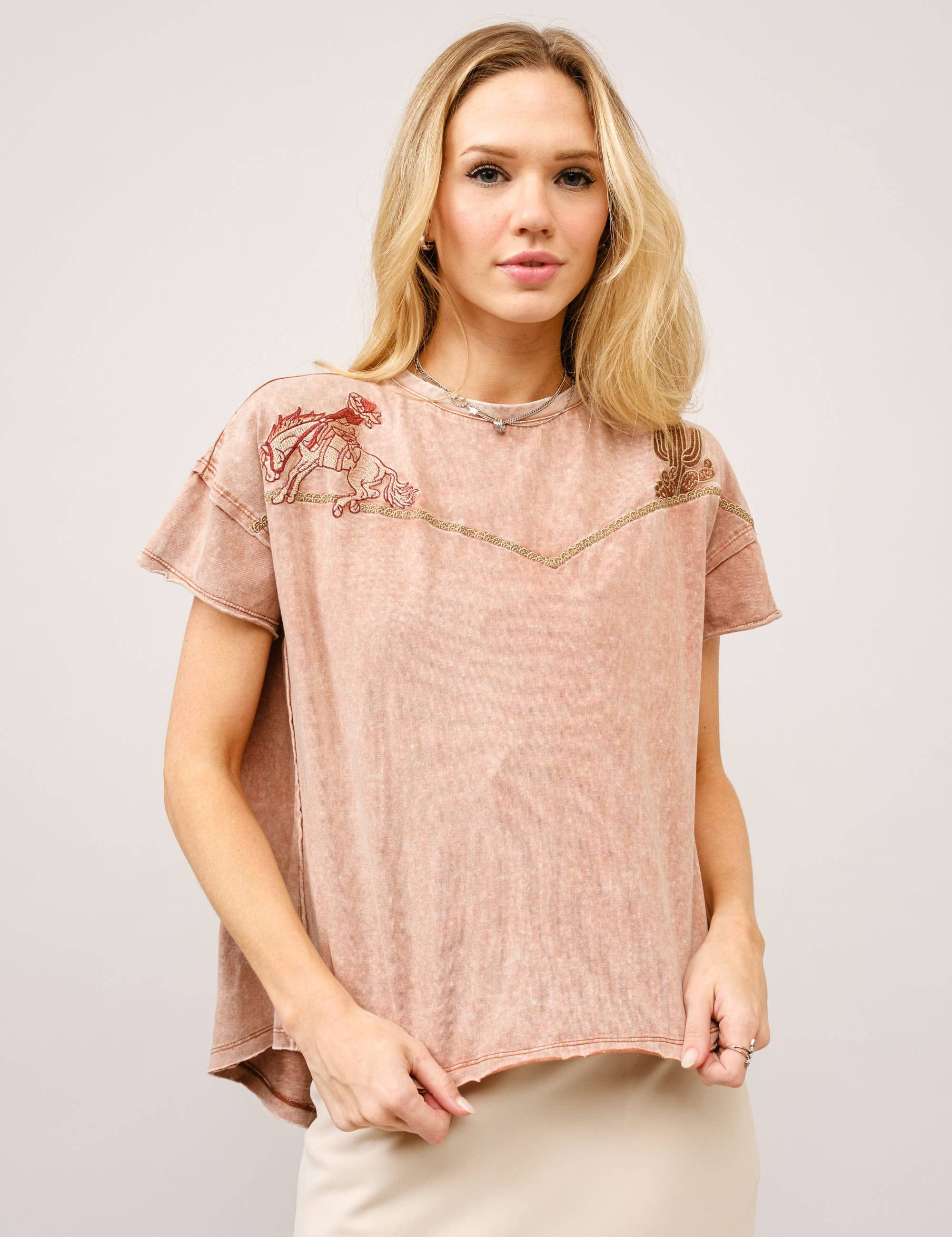 Western Yoke T-Shirt M