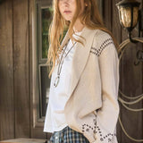 Western Horse Jacquard Shawl